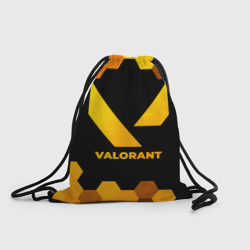 Рюкзак-мешок 3D Valorant - gold gradient