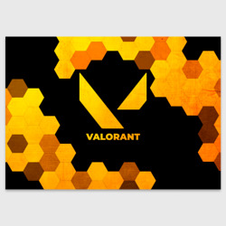 Valorant - gold gradient – Поздравительная открытка с принтом купить