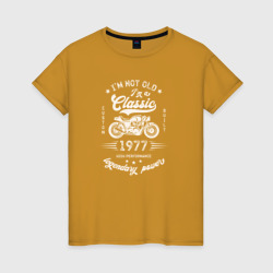 Женская футболка хлопок Классика 1977