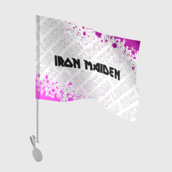 Флаг для автомобиля Iron Maiden rock legends по-горизонтали