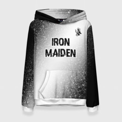 Iron Maiden glitch на светлом фоне посередине – Женская толстовка 3D с принтом купить со скидкой в -32%
