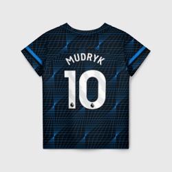 Михаил Мудрик форма Челси 23-24 гостевая – Детская футболка 3D с принтом купить со скидкой в -33%