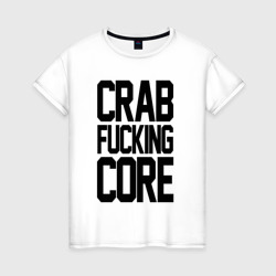 Женская футболка хлопок Crabcore