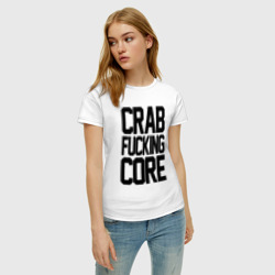 Женская футболка хлопок Crabcore - фото 2