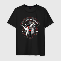 Мужская футболка хлопок Original apparel my rules bad ass