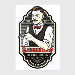 Магнитный плакат 2Х3 Barber shop barber choice beard mustache