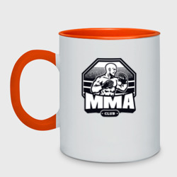 Кружка двухцветная MMA club