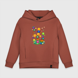 Детское худи Oversize хлопок Stardew Valley pixel Junimo - пиксельные духи долины Стардью