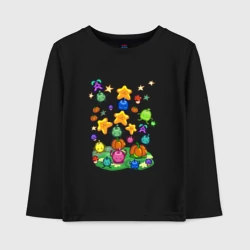 Детский лонгслив хлопок Stardew Valley pixel Junimo - пиксельные духи долины Стардью