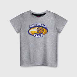 Детская футболка хлопок Клуб баскетбола
