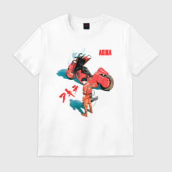 Мужская футболка хлопок Akira киберпанк аниме и манга 