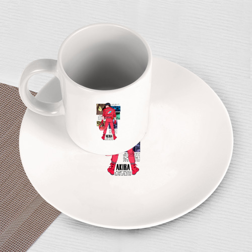 Набор: тарелка + кружка Канеда из аниме акира - фото 3