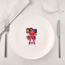 Набор: тарелка + кружка Канеда из аниме акира - фото 2