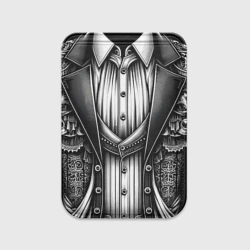 Картхолдер Magsafe магнитный Черно-белый готический костюм