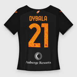 Пауло Дибала ФК Рома форма 23-24 третья – Женская футболка 3D Slim с принтом купить