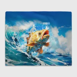 Плед 3D Fisherman golden