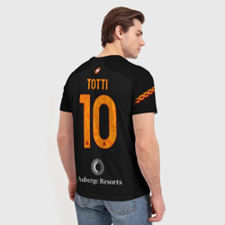 Мужская футболка 3D Тотти ФК Рома форма 23-24 третья - фото 2
