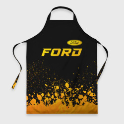 Фартук 3D Ford - gold gradient посередине