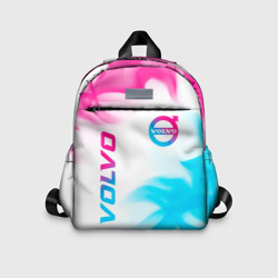 Детский рюкзак 3D Volvo neon gradient style вертикально