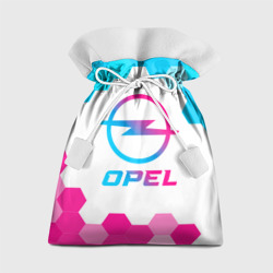 Подарочный 3D мешок Opel neon gradient style