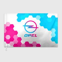 Флаг 3D Opel neon gradient style