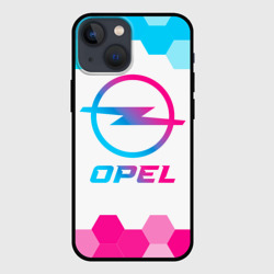 Чехол для iPhone 13 mini Opel neon gradient style