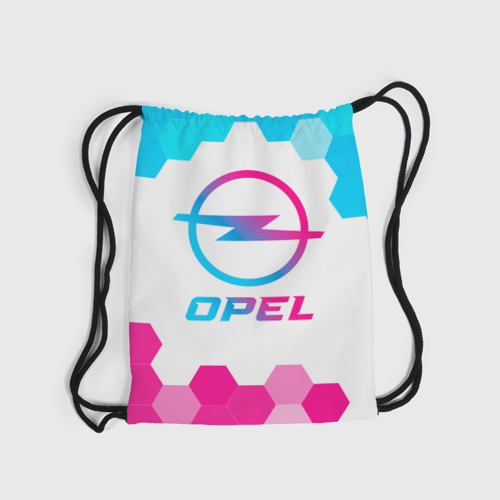 Рюкзак-мешок 3D Opel neon gradient style - фото 6