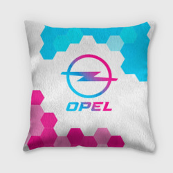 Подушка 3D Opel neon gradient style