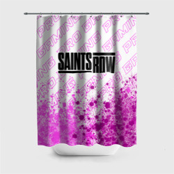 Штора 3D для ванной Saints Row pro gaming посередине