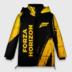 Женская зимняя куртка Oversize Forza Horizon - gold gradient вертикально