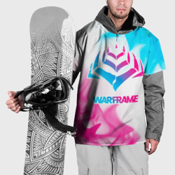 Накидка на куртку 3D Warframe neon gradient style