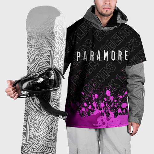 Накидка на куртку 3D Paramore rock legends посередине, цвет 3D печать