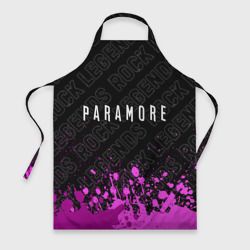 Фартук 3D Paramore rock legends посередине