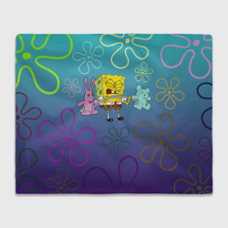 Плед 3D  Spongebob workout