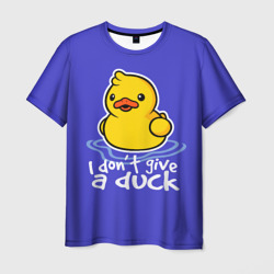 Мужская футболка 3D I do not Give a Duck