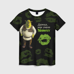 Женская футболка 3D Shrexy Shrek