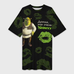 Платье-футболка 3D Shrexy Shrek