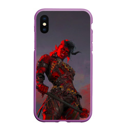 Чехол для iPhone XS Max матовый Карлах из Baldurs Gate 3 