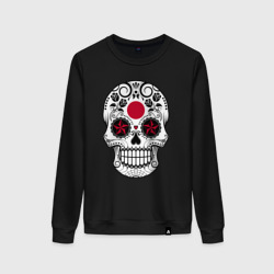 Женский свитшот хлопок Japan skull