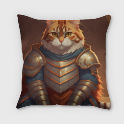 Подушка 3D Кот рыцарь от ai