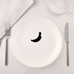 Набор: тарелка + кружка Откусанный банан - фото 2