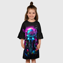 Детское платье 3D Deep house neon - фото 2