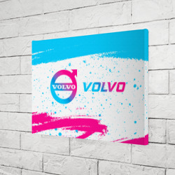 Холст прямоугольный Volvo neon gradient style по-горизонтали - фото 2