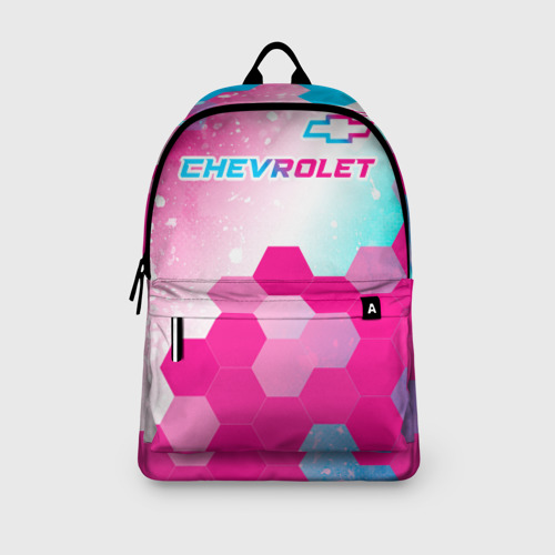 Рюкзак 3D Chevrolet neon gradient style посередине - фото 4