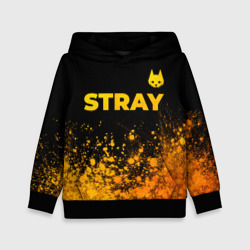 Детская толстовка 3D Stray - gold gradient посередине