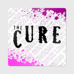 Магнит виниловый Квадрат The Cure rock legends по-горизонтали