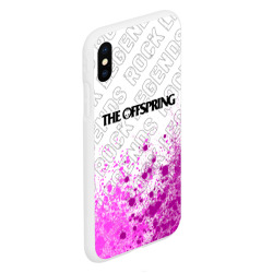 Чехол для iPhone XS Max матовый The Offspring rock legends посередине - фото 2