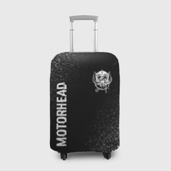 Чехол для чемодана 3D Motorhead glitch на темном фоне вертикально