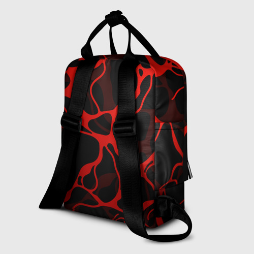 Женский рюкзак 3D Шэдоухарт - красные разводы - фото 5