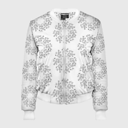 Женский бомбер 3D Хоровод капибары - раскраска